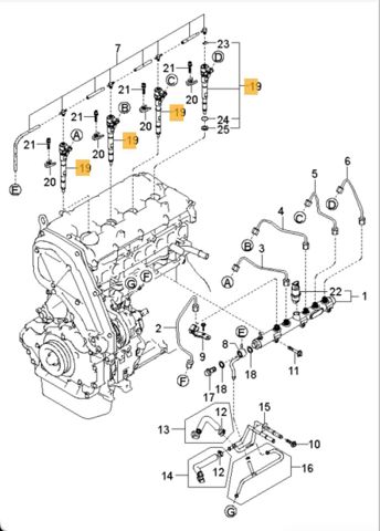 Форсунка впрыска топлива 0445110186 BOSCH