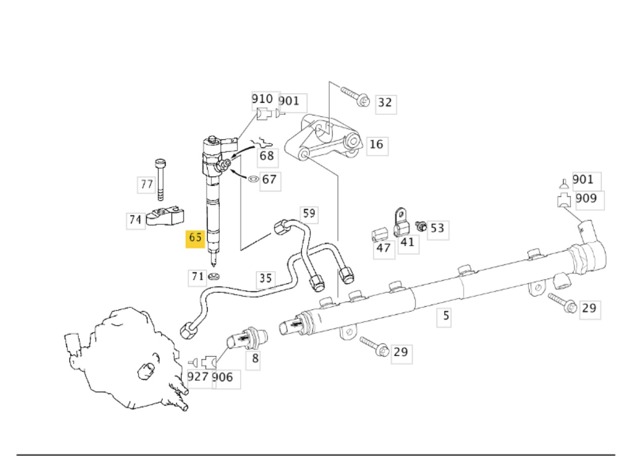 0445110238 MERCEDES Топливные форсунки купить в Каменское