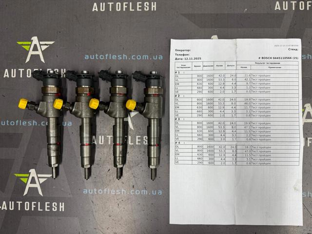 Форсунки 0445110566 PEUGEOT