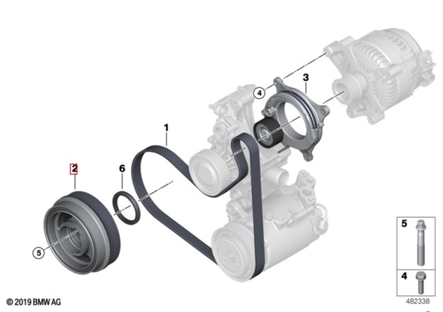 BMW 11238669098 Шкив коленвала в наличии Запорожье