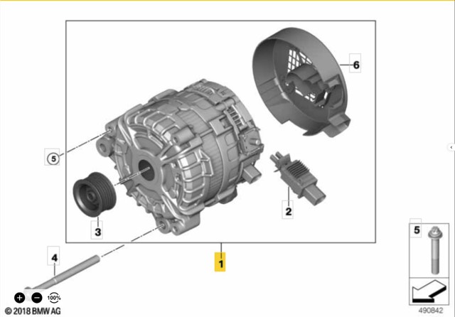BMW 12318571358 Генератор в наличии Житомир