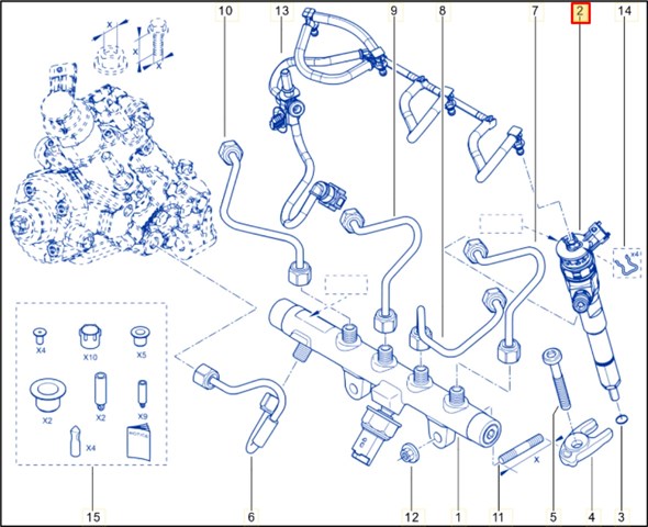 166000121R RENAULT Топливные форсунки купить в Сумы