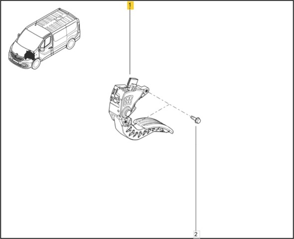 180020024R RENAULT Педаль газа купить в Чернигов