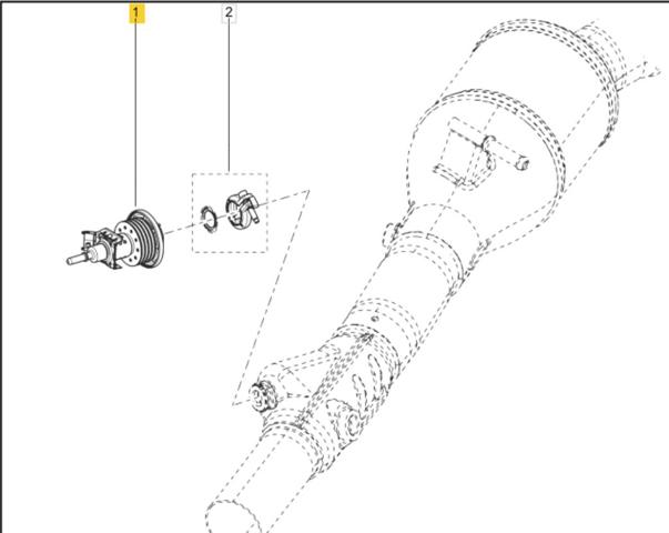 208993839R RENAULT Форсунка впрыска AD BLUE купить в Ровно