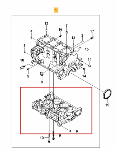 HYUNDAI 2110027400 Блок цилиндров двигателя в наличии Кривой Рог