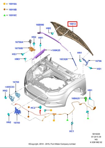 2153072 FORD Капот купить в Запорожье