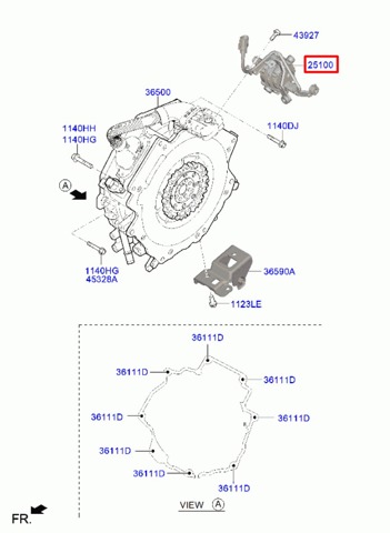 2510008HB0 HYUNDAI Помпа купить в Львов