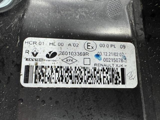 260103369R RENAULT Правая фара купить в Тернополь