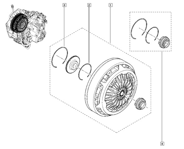 302052671R RENAULT Комплект сцепления купить в Павлоград