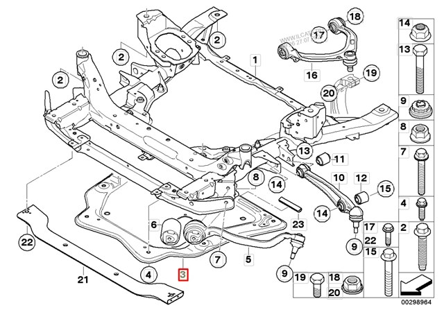 31106786568 BMW Защита двигателя, поддона (моторного отсека) купить в Житомир
