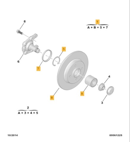 424946 PEUGEOT Диск тормозной задний купить в Днепр