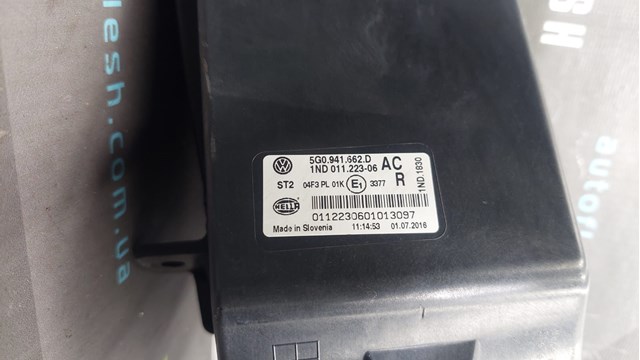 5G0941662D Фара противотуманная правая купить Каменское