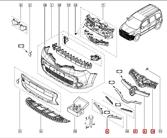623101381R RENAULT Решетка радиатора купить в Черкассы