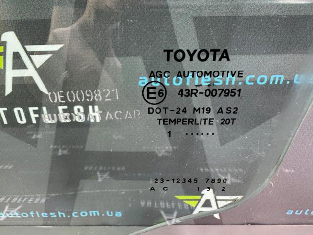 6810202231 TOYOTA Стекло двери передней левой купить в Ирпень