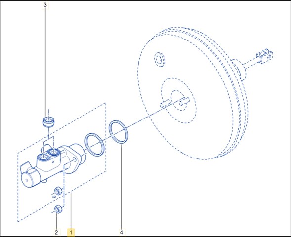 7701208398 RENAULT Главный тормозной цилиндр купить в Киев
