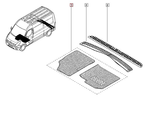 7711426008 RENAULT Передние коврики купить в Житомир