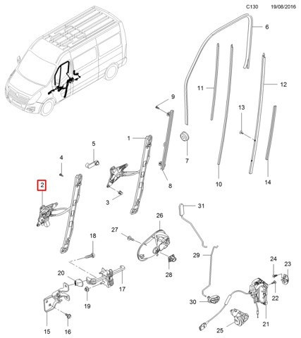 807200008R RENAULT Стеклоподъемник передней правой двери купить в Киев