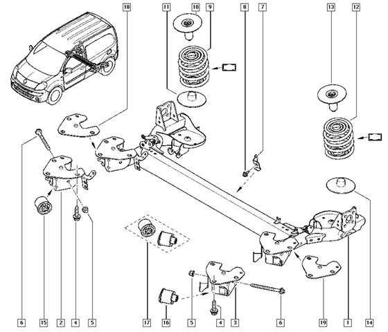 8200844277 RENAULT Пружина задняя купить в Павлоград