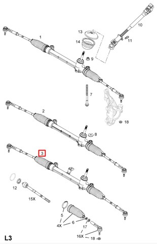 OPEL 900093 Рейка рулевая в наличии Запорожье