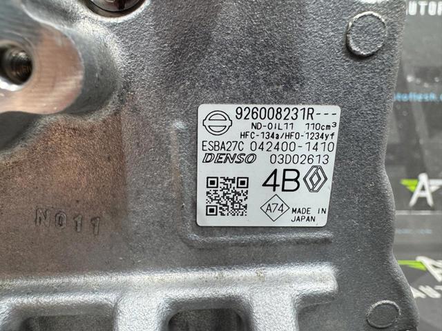 926008231R RENAULT Компрессор кондиционера купить в Житомир