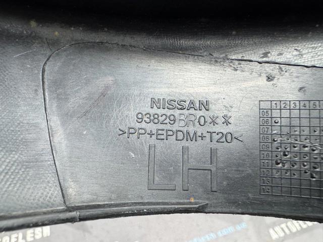 93829BR01A NISSAN Расширитель (накладка) арки заднего крыла левый купить в Черкассы