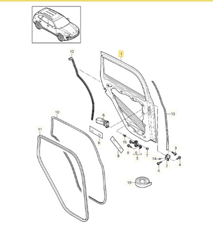 PORSCHE 95853301100 в наличии Полтава
