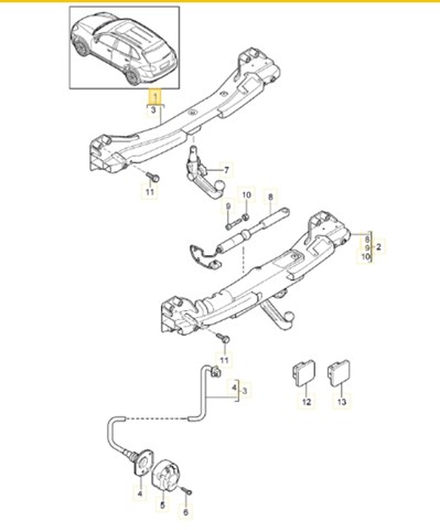 PORSCHE 95872200300 в наличии Одесса