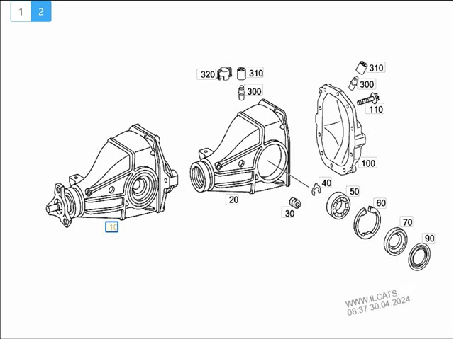 A2033504364 MERCEDES Задний редуктор купить в Николаев
