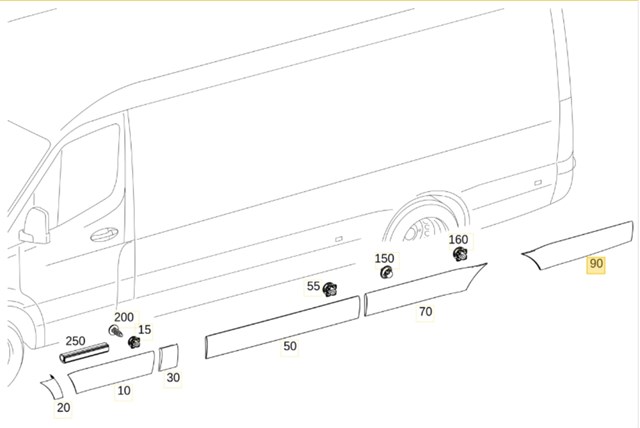 MERCEDES A9106907800 в наличии Винница