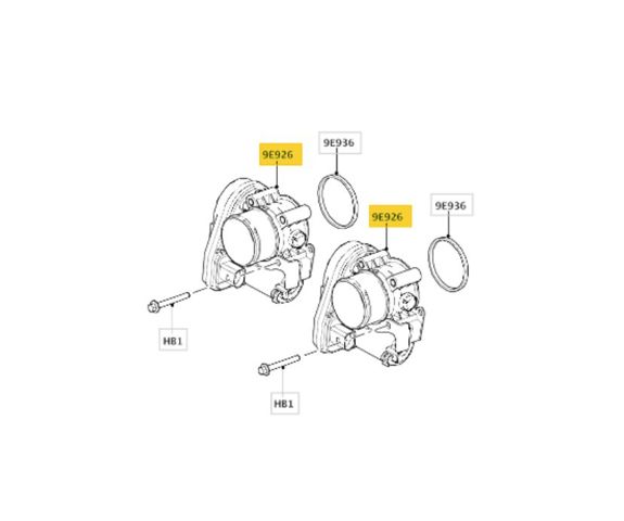 LR004065 LAND ROVER Дроссельная заслонка в сборе купить в Черновцы