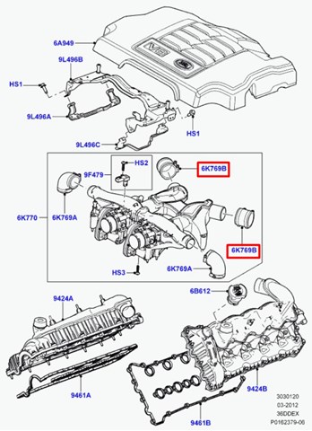 LAND ROVER LR004076 Соединительная перемычка впускных коллекторов в наличии Черновцы