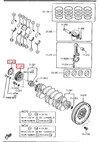 RF7J11401 MAZDA Шкив коленвала купить в Запорожье