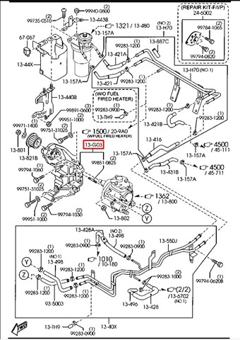 RF7J13G00 MAZDA Кронштейн топливного насоса ТНВД купить в Ирпень