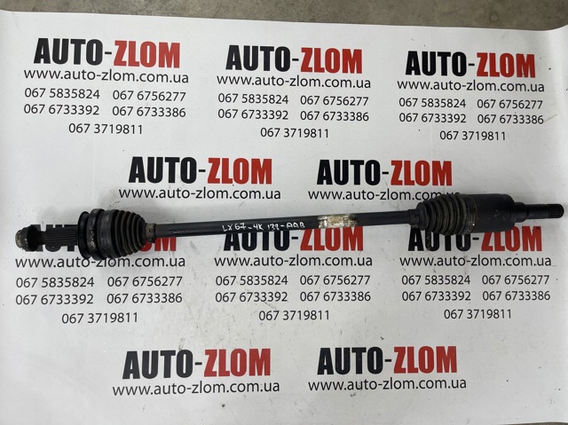 Полуось задняя, правая LX674K138AAB FORD