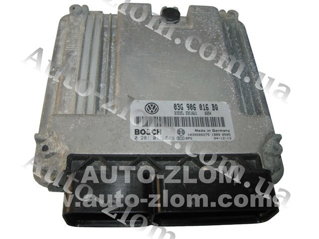 Компьютер двигателя 03G906016BQ VAG