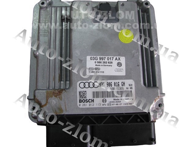 Компьютер двигателя 03G906016GN VAG
