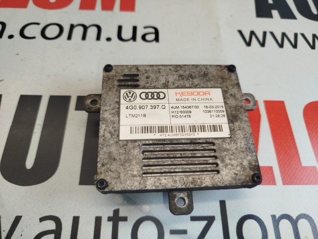 Блок управления освещением 4G0907397Q VAG