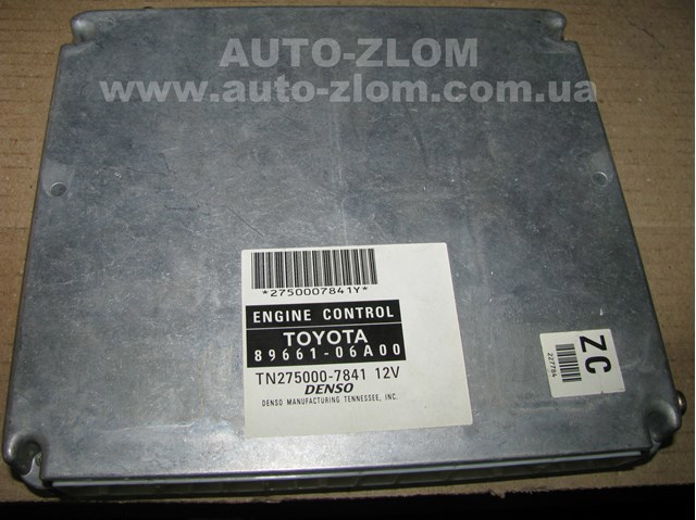 Электронный блок управления двигателем 8966106A00 TOYOTA