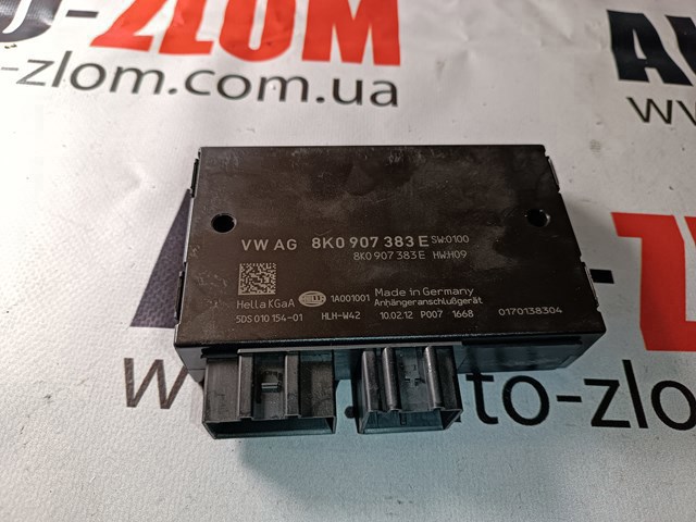Блок управления фаркопом 8K0907383E VAG