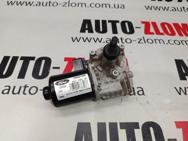 Мотор стеклоочистителя лобового стекла, левый GK2117501AA FORD