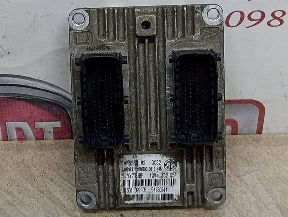 ЭБУ двигателем 51780241 FIAT