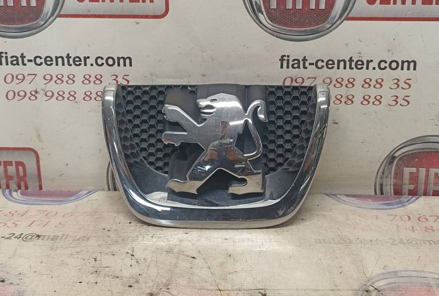 Эмблема бампера переднего 9649670480 PEUGEOT