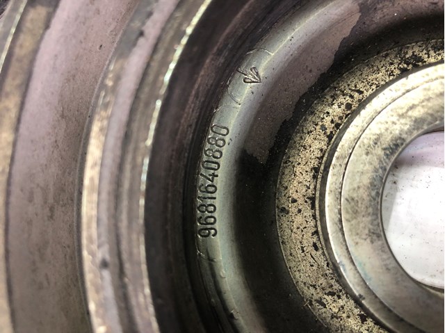 9681640880 FIAT Шкив коленвала купить в Ирпень