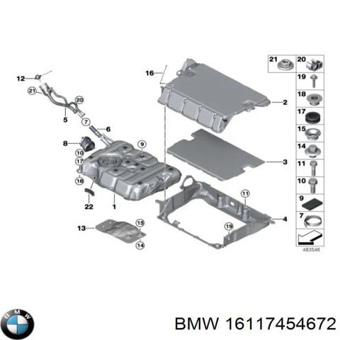 Бензобак 16117454672 BMW