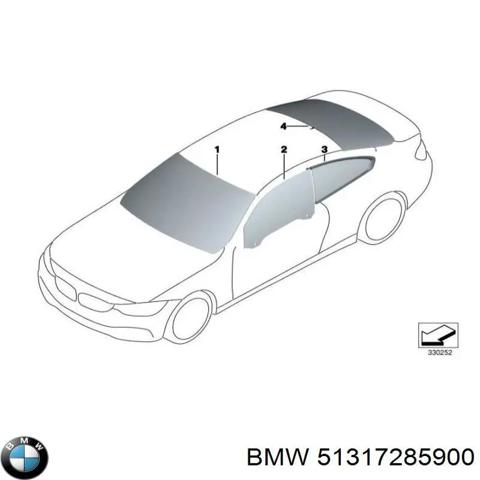 Ветровое стекло 51317285900 BMW