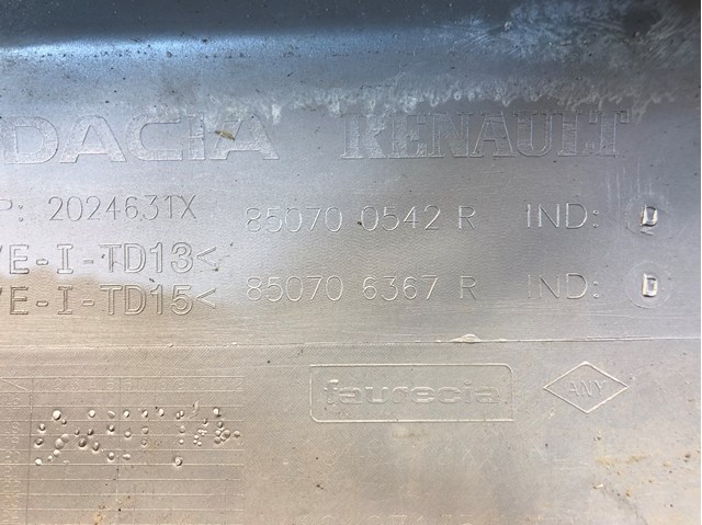 850700542R Накладка бампера заднего купить Каменское