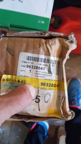 96328841 GM Полуось (привод) передняя левая купить в Ужгород