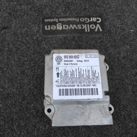 Модуль-процессор управления подушкой безопасности (ЭБУ AIRBAG) 5K0959655D VAG