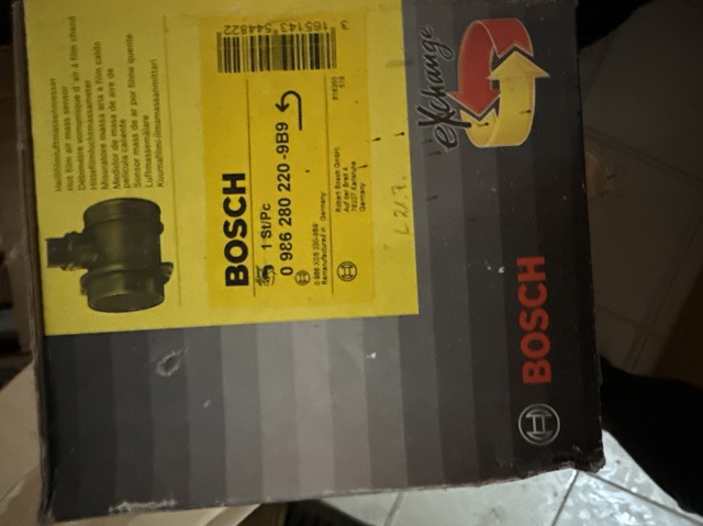 BOSCH 0986280220 Датчик потока (расхода) воздуха, расходомер M.A.F. - (Mass Airflow) в наличии Полтава