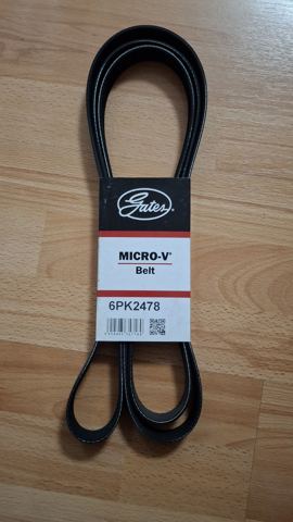GATES 6PK2478 Ремень генератора в наличии Ужгород